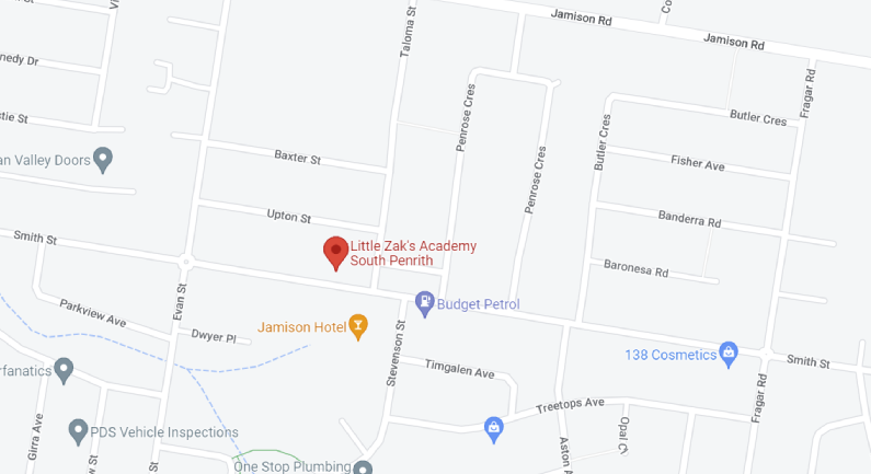 little-zaks-south-penrith-map